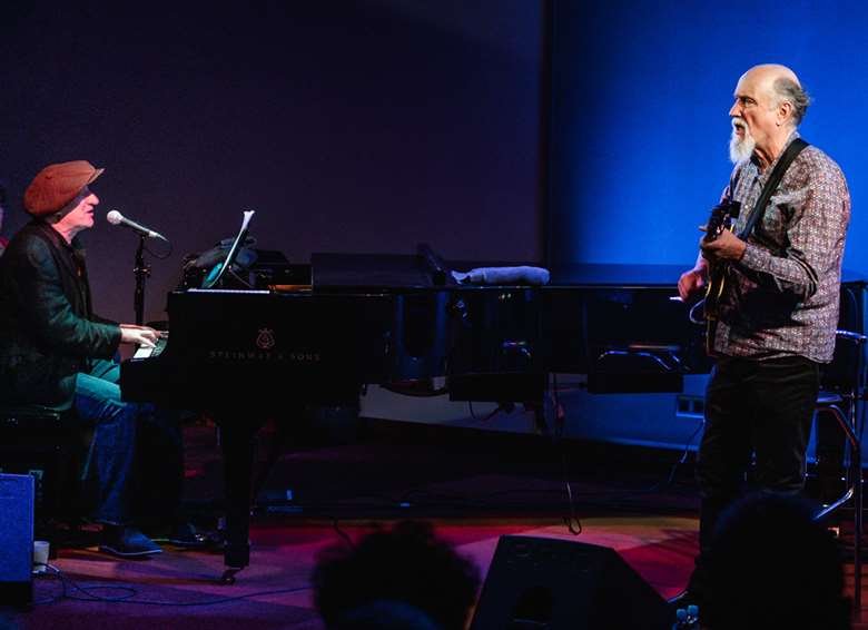 Jon Cleary and John Scofield (photo by Mikal Buksa)