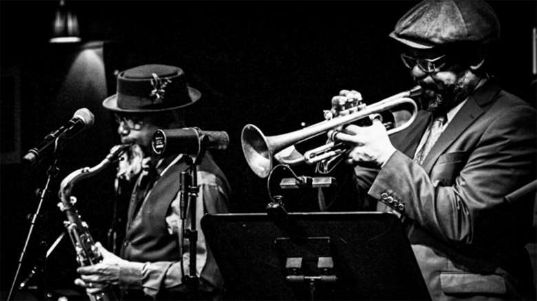 Denys Baptiste and Byron Wallen (photo by Carl Hyde)