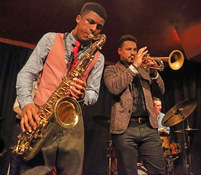 Xhosa Cole and Jay Phelps (photo by David Forman)