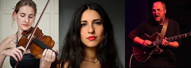 MJF artists: Olivia Moore, Nani Noam Vazana and Mike Walker 