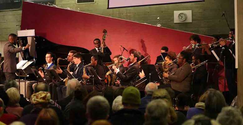 Tomorrow's Warriors perform at the Southbank's QEH Foyer