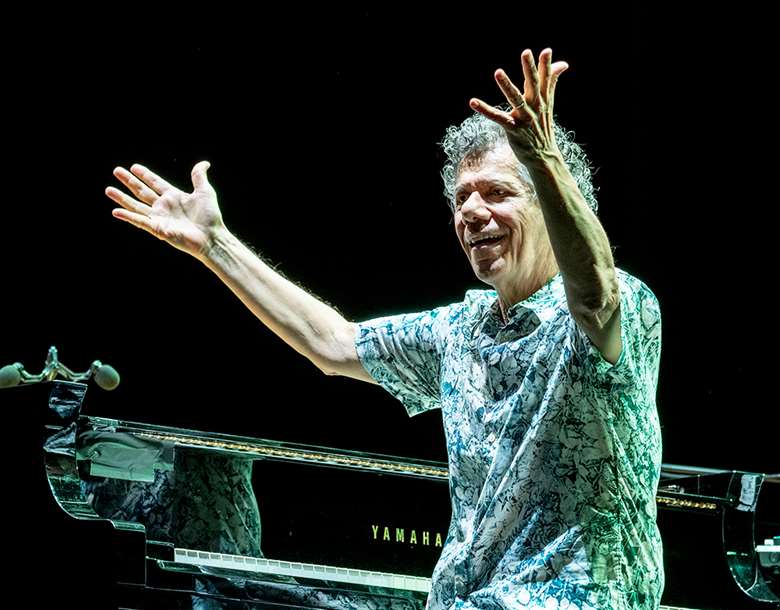 Chick Corea at the Barbican - photo by Tim Dickeson 