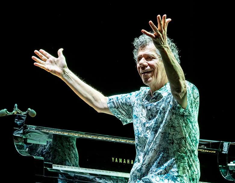Chick Corea at the Barbican - photo by Tim Dickeson
