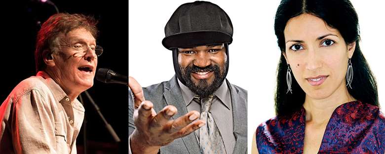 L-to-R: Steve Winwood, Gregory Porter and Zoe Rahman