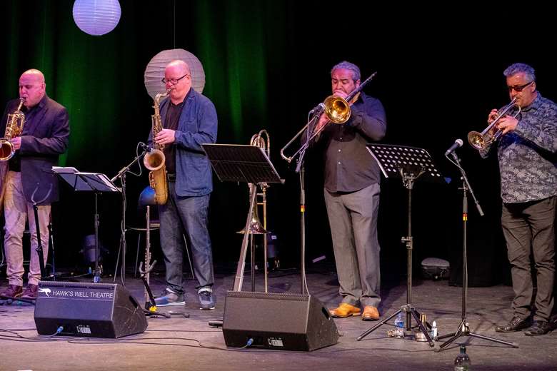 L-R: Ciaran Wilde, Michael Buckley, Paul Frost and Linley Hamilton Photo: Eddie Lee