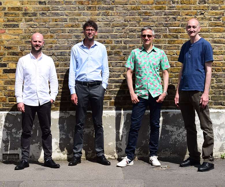 L-R: Josh Morrison, Jeremy Brown, Dave O'Higgins and Graham Harvey - photo by Judith O'Higgins