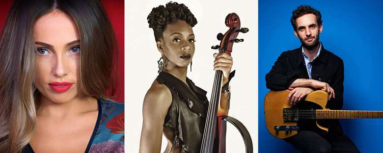 L-R: Georgia Cécile, Ayanna Witter-Johnson and Julian Lage