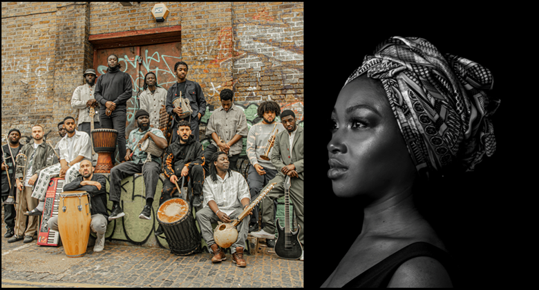 Balimaya Project (left) and Camilla George (right) play the Roundhouse on 21 January