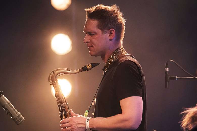 Saxophonist Philipp Gropper - Photographs: Niclas Weber
