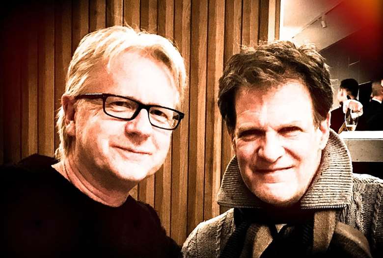 L-to-R: Alf Terje Hana and Gary Husband