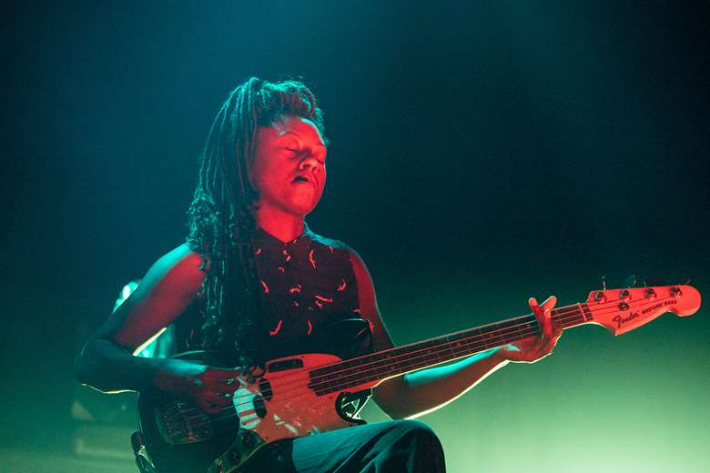 Bassist Farida Amadou – all photographs: Miriam Juschkat