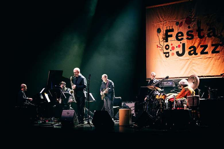 Trilok Gurtu and Portugese saxophonist-composer Carlos Martins