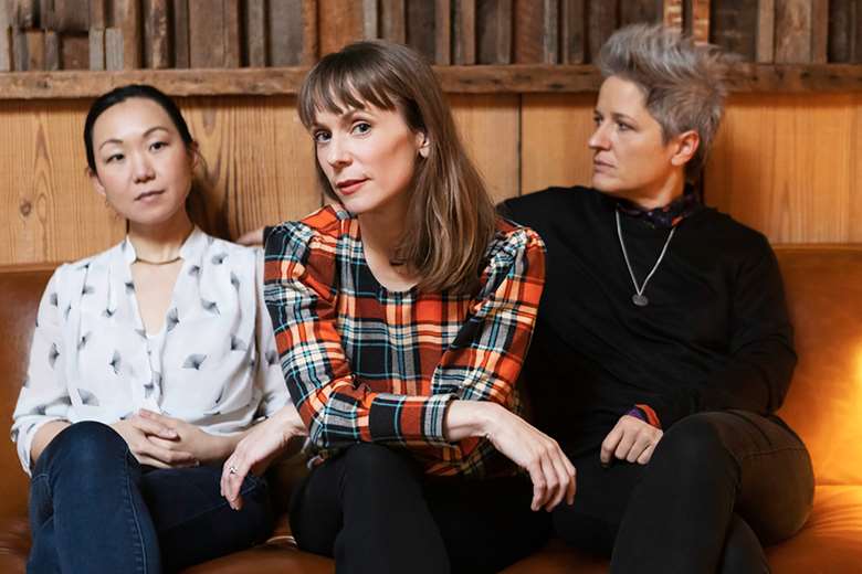 L-R: Linda May Han Oh, Jo Lawry and Allison Miller – Photo by Erika Kapin