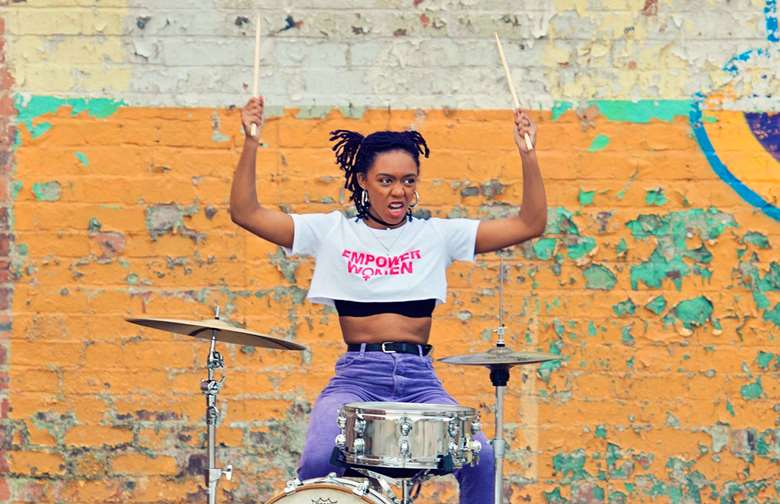 Drummer, producer and composer Romarna Campbell plays Elgar Room on 2 February