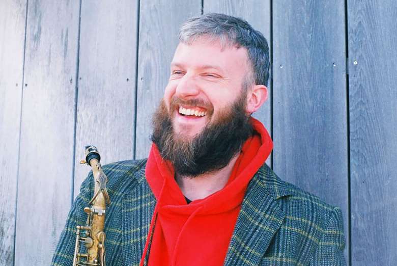 Saxophonist Sam Newbould