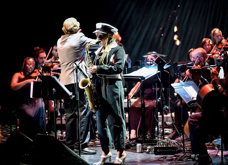 Nubya Garcia and the Nu Civilisation Orchestra - Photo by Graeme Miall/Tomorrow’s Warriors