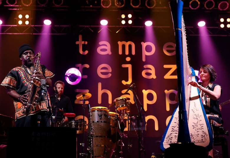 Tampere jazz takeover: HipHarp Collective - Photo by Maarit Kytöharju