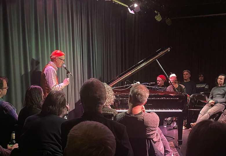 Django Bates at the Vortex - Photo courtesy Billy Marrows