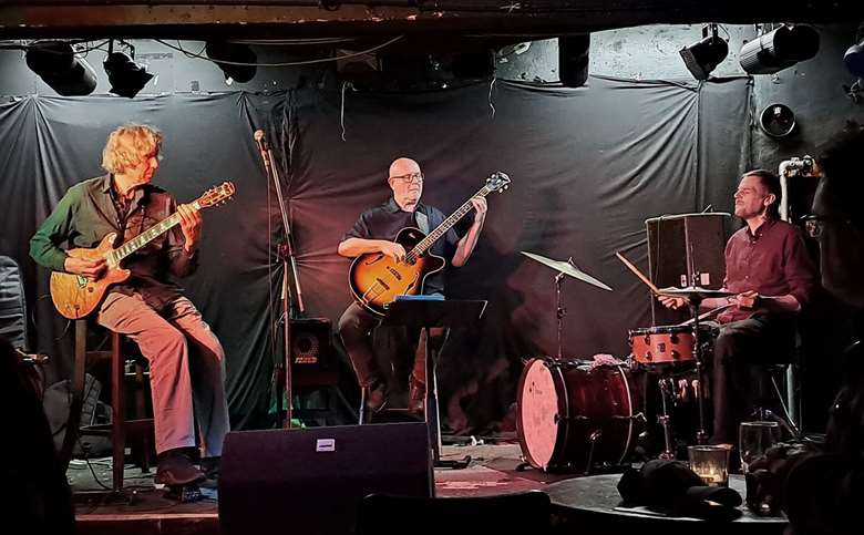 Trio North L-R: John Etheridge, Ben Crosland and Tom Townsend - Photo by Dave Ellis