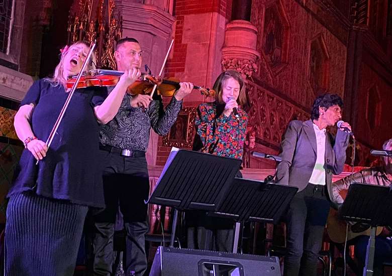 L-R: Gjertrud Økland, Patrik Žiga, Signe Irene Time and Marcela Dreveňáková – Photo credit Ken Hunt