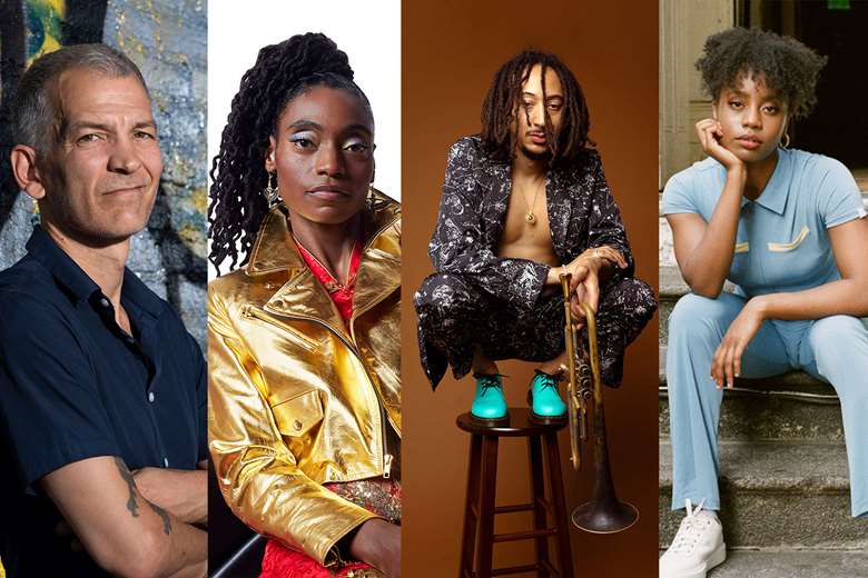 Cheltenham headliners L-R: Brad Mehldau, Lakecia Benjamin, Theo Croker and Cherise