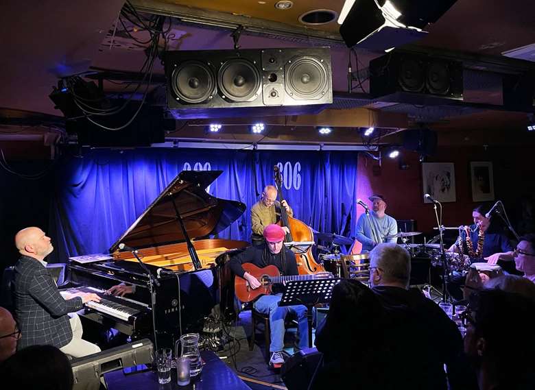 John Crawford and band at the 606 in Chelsea - Photo by Tom Spargo