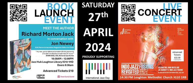  National Jazz Archive book launch and live performance on 27 April