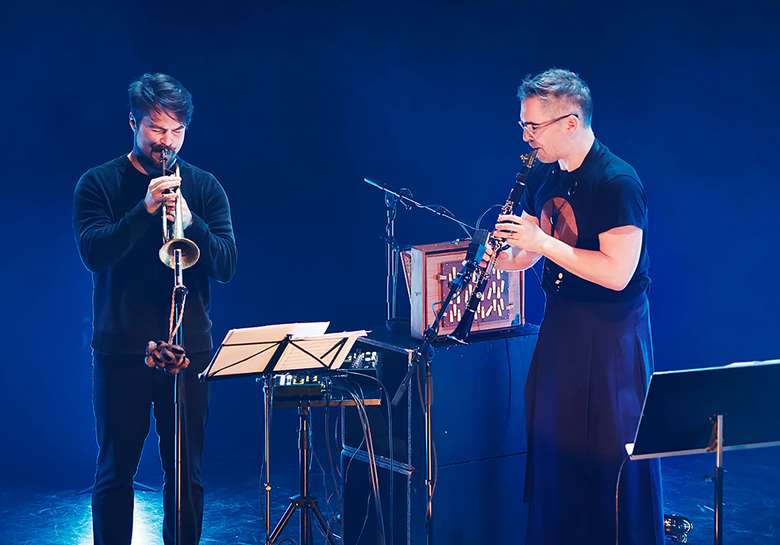 Verneri Pohjola (left) and Sylvain Rifflet (right) - Photos by Maarit Kytöharju