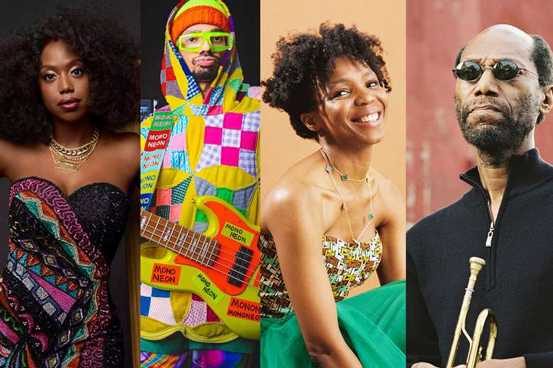 L-R: Brandee Younger, MonoNeon, Thandi Ntuli and Charles Tolliver