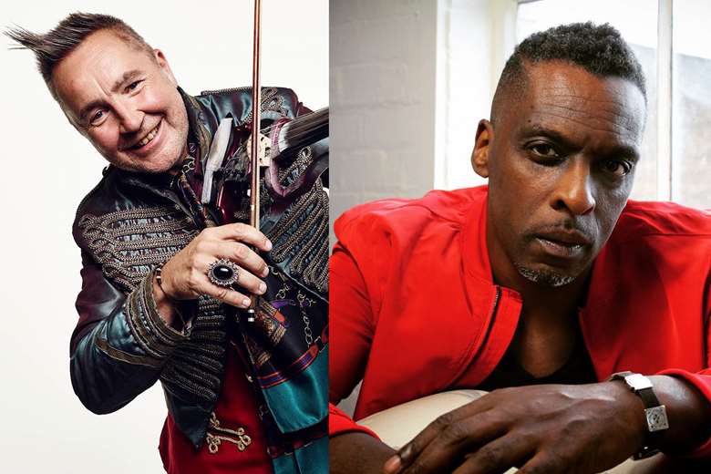 Nigel Kennedy and Cleveland Watkiss at the Barbican on 29 January 2025