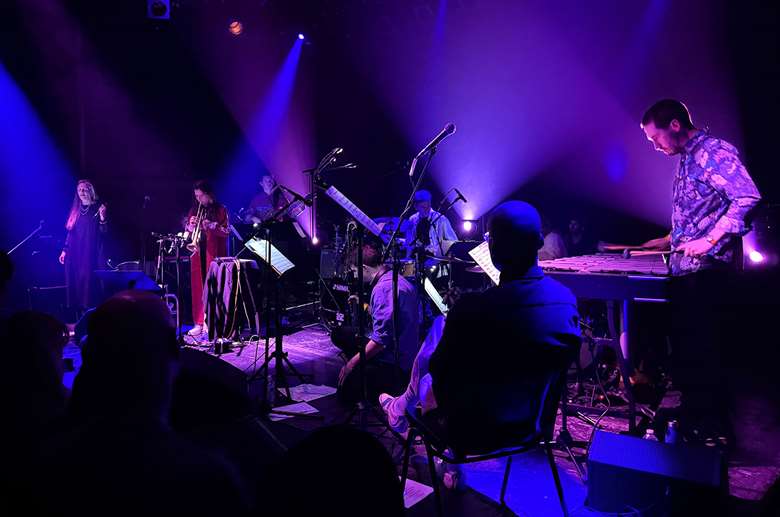 Yazz Ahmed and band at the ICA, London - Photo by Calvin McKenzie