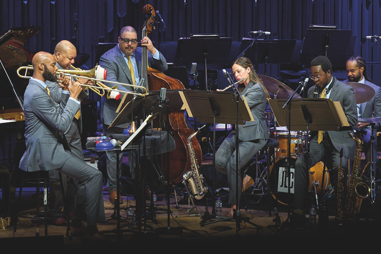 Wynton Marsalis with the J@LCO (Credit: Luigi Beverelli)