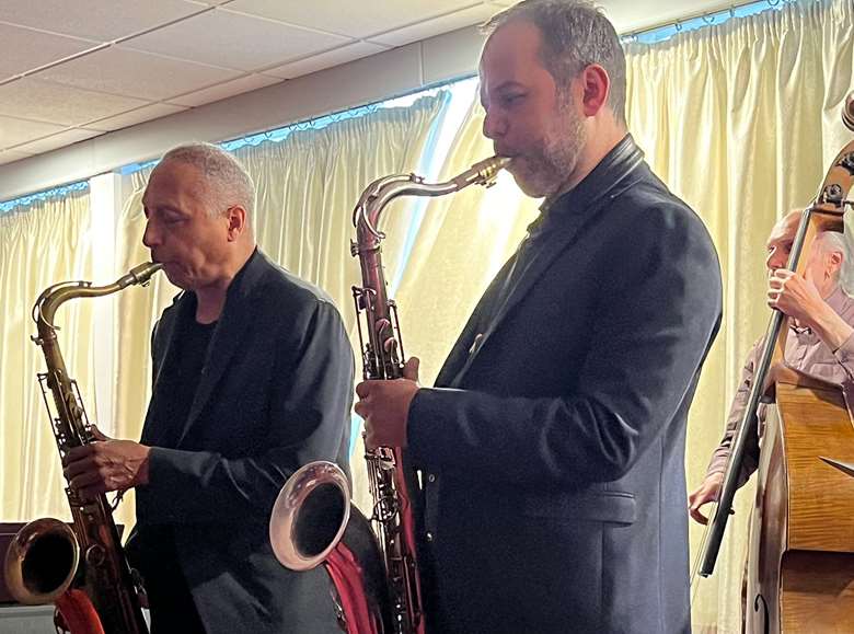L-R: Ralph Moore and Vasilis Xenopoulos - Photo by Peter Vacher