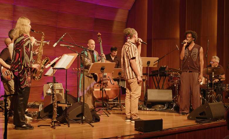 Bassist Haggai Cohen-Milo and band